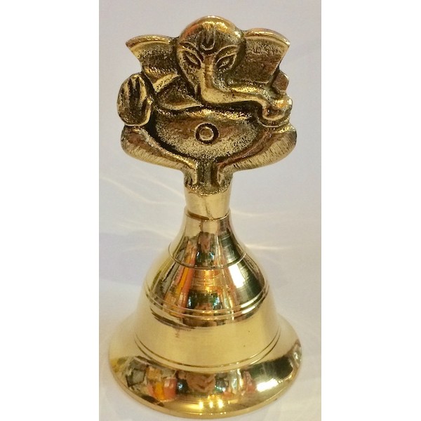 Altar Bell Brass Ganesha